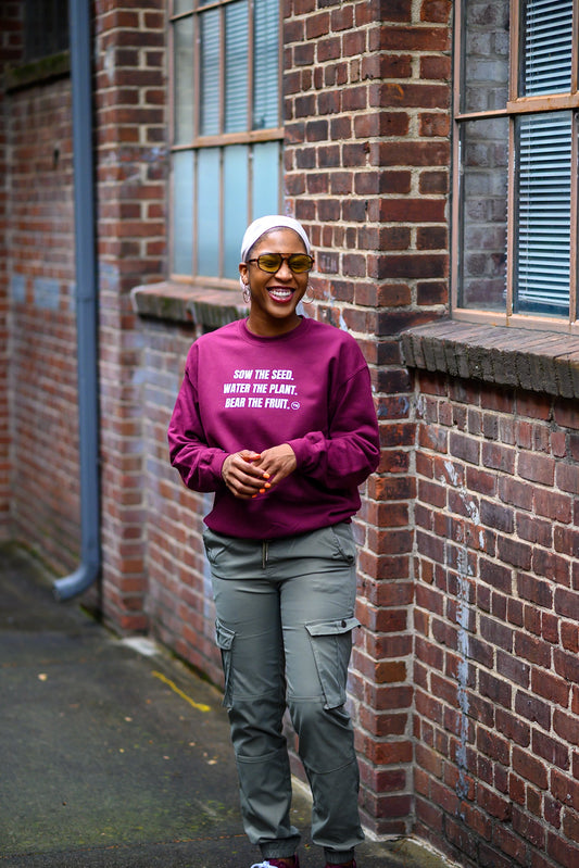 The Message: Maroon Sweatshirt