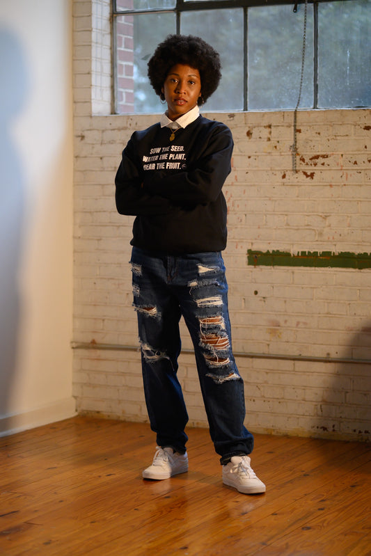 The Message: Black Sweatshirt